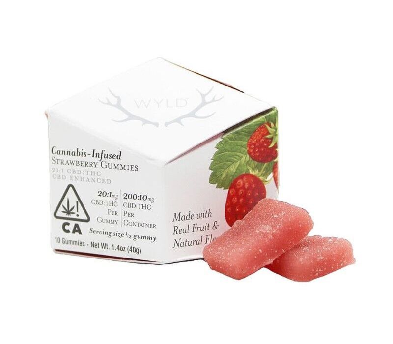 Wyld 20:1 CBD Strawberry Gummies